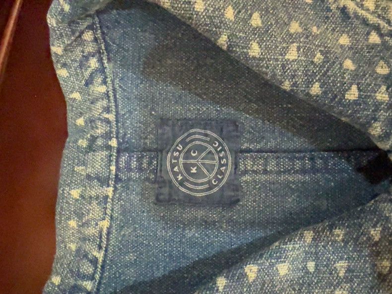 Porter Classic African Textile Blue Dye Jacket Size US M / EU 48-50 / 2 - 2 Thumbnail