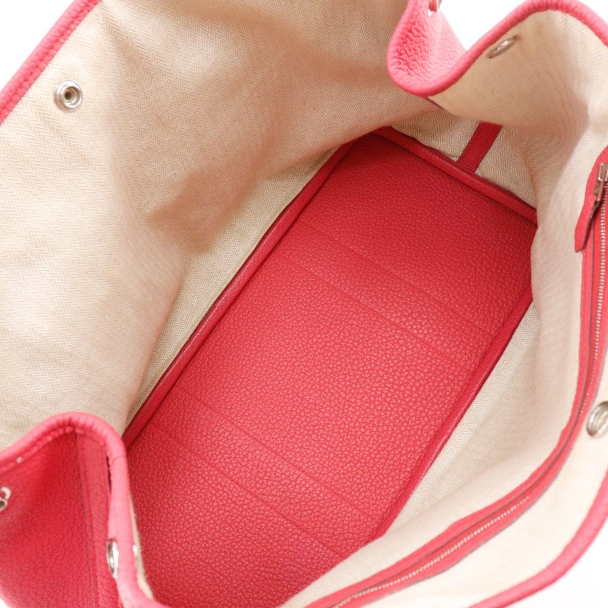 Hermes Hermes Garden PM Tote Bag Negonda 2015 Pink T Snap Button Party Women's Size ONE SIZE - 6 Thumbnail