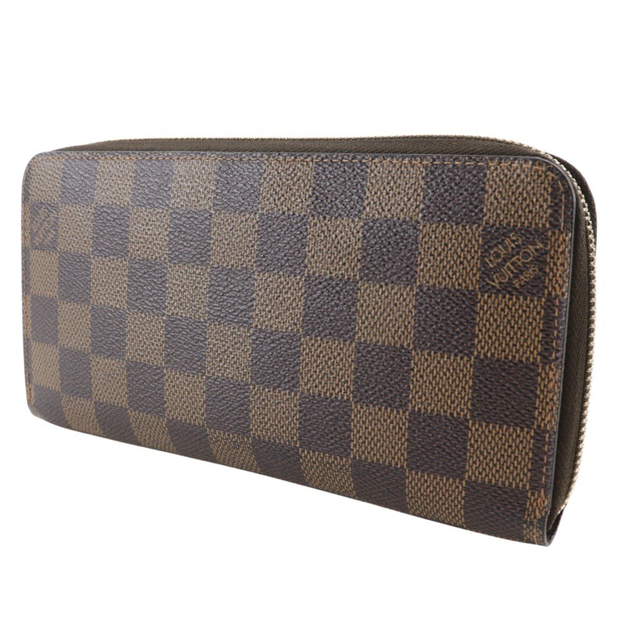 Louis Vuitton Louis Vuitton Zippy Wallet Long N60015 Damier Canvas 2012 Brown CA0122 wallet Unisex H131425603 Size ONE SIZE - 2 Thumbnail
