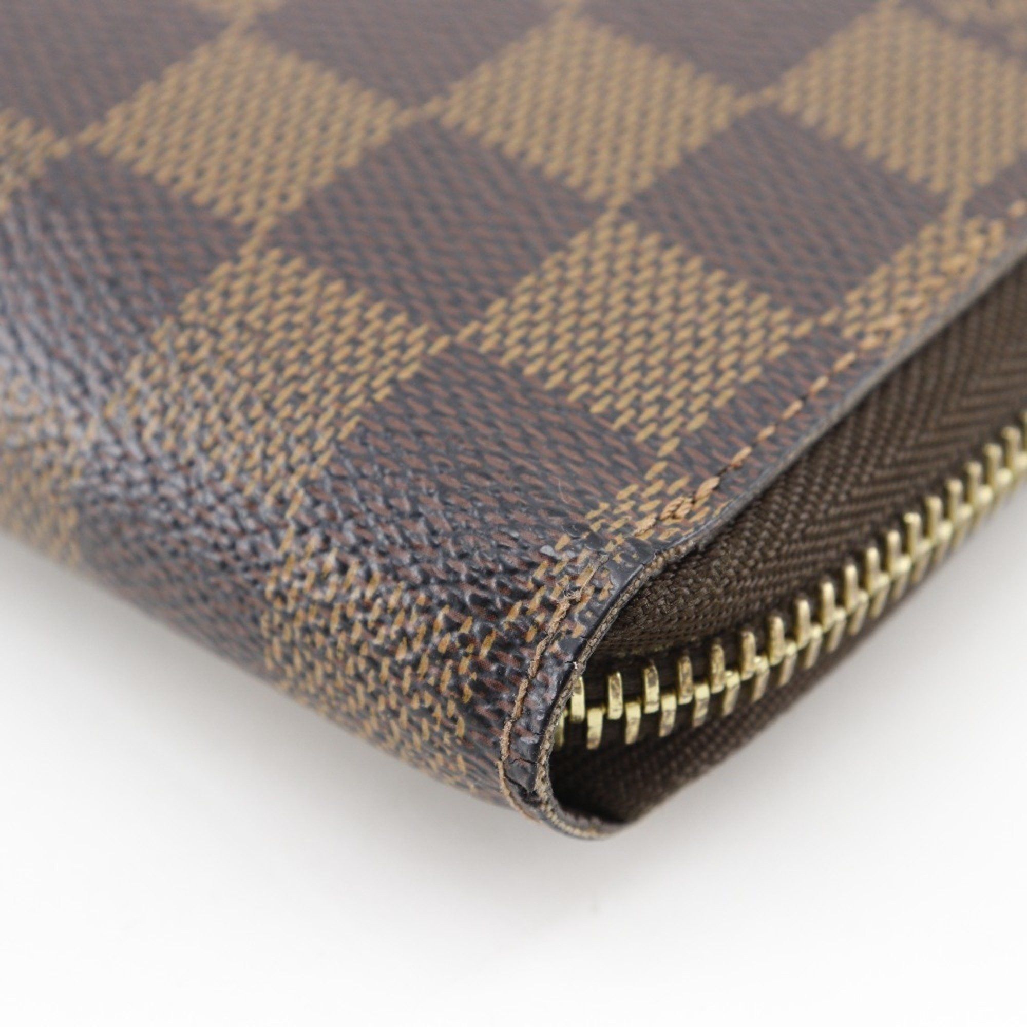 Louis Vuitton Louis Vuitton Zippy Wallet Long N60015 Damier Canvas 2012 Brown CA0122 wallet Unisex H131425603 Size ONE SIZE - 5 Thumbnail