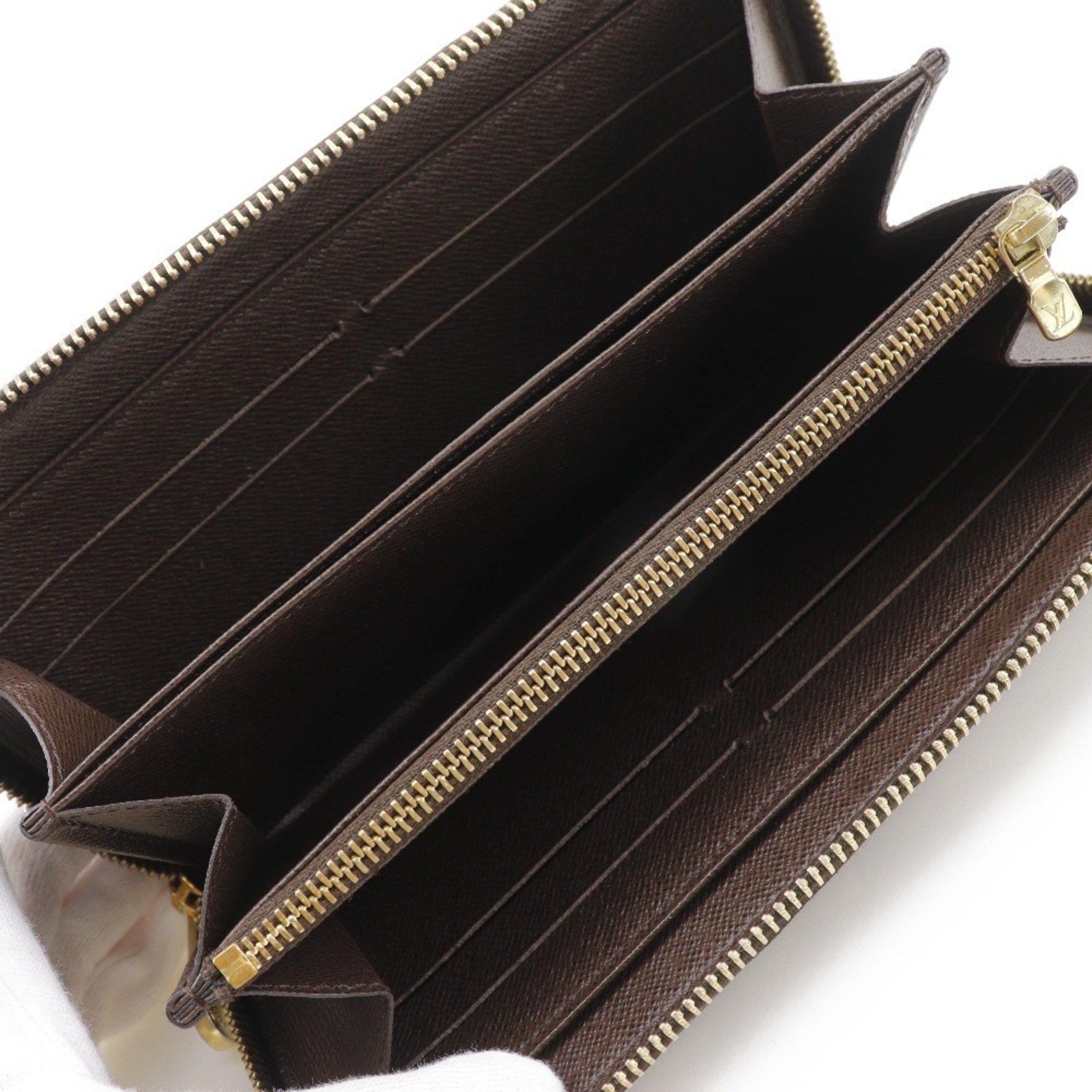 Louis Vuitton Louis Vuitton Zippy Wallet Long N60015 Damier Canvas 2012 Brown CA0122 wallet Unisex H131425603 Size ONE SIZE - 6 Thumbnail