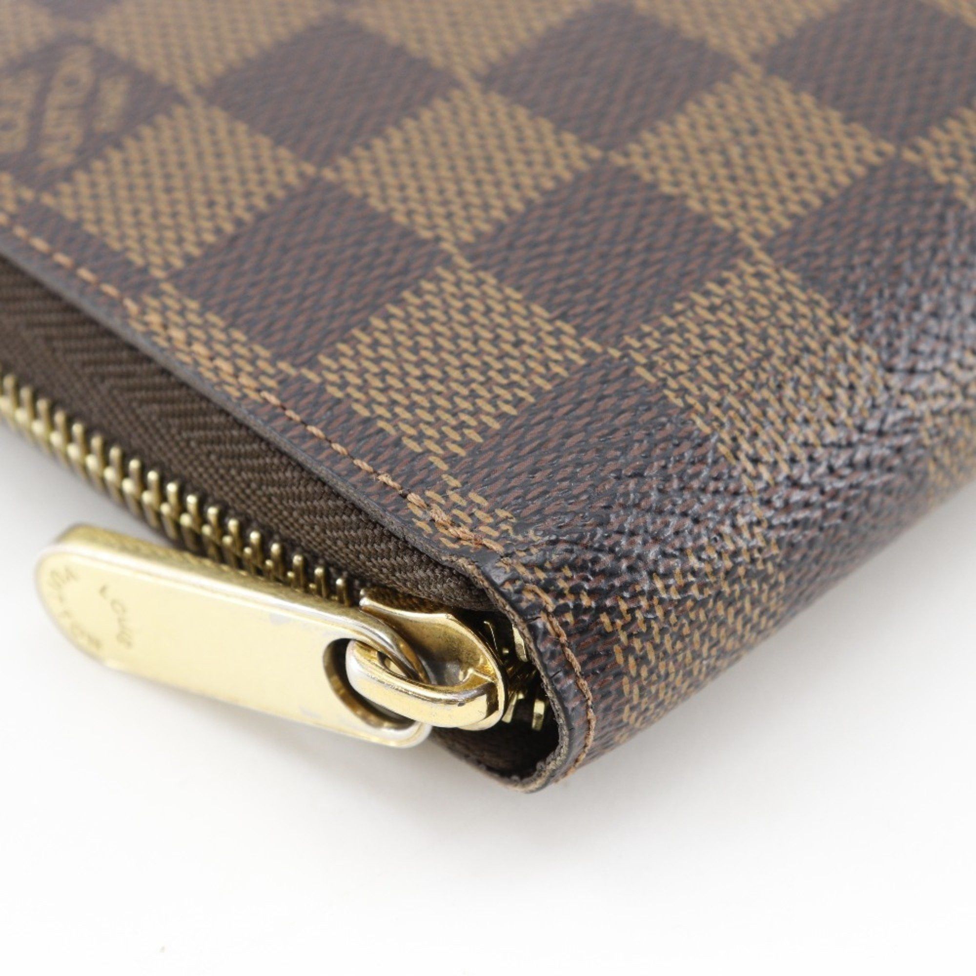 Louis Vuitton Louis Vuitton Zippy Wallet Long N60015 Damier Canvas 2012 Brown CA0122 wallet Unisex H131425603 Size ONE SIZE - 4 Thumbnail