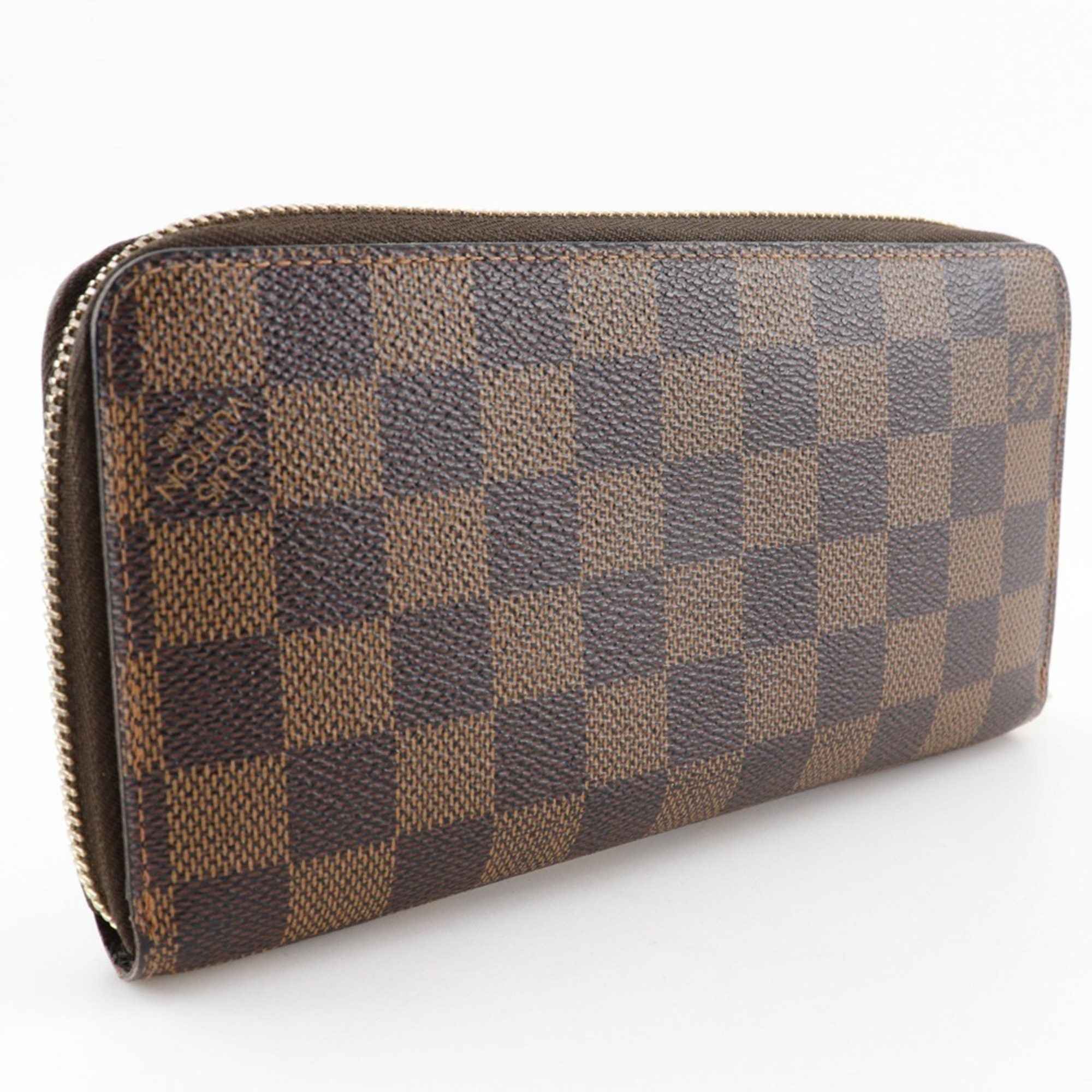 Louis Vuitton Louis Vuitton Zippy Wallet Long N60015 Damier Canvas 2012 Brown CA0122 wallet Unisex H131425603 Size ONE SIZE - 3 Thumbnail