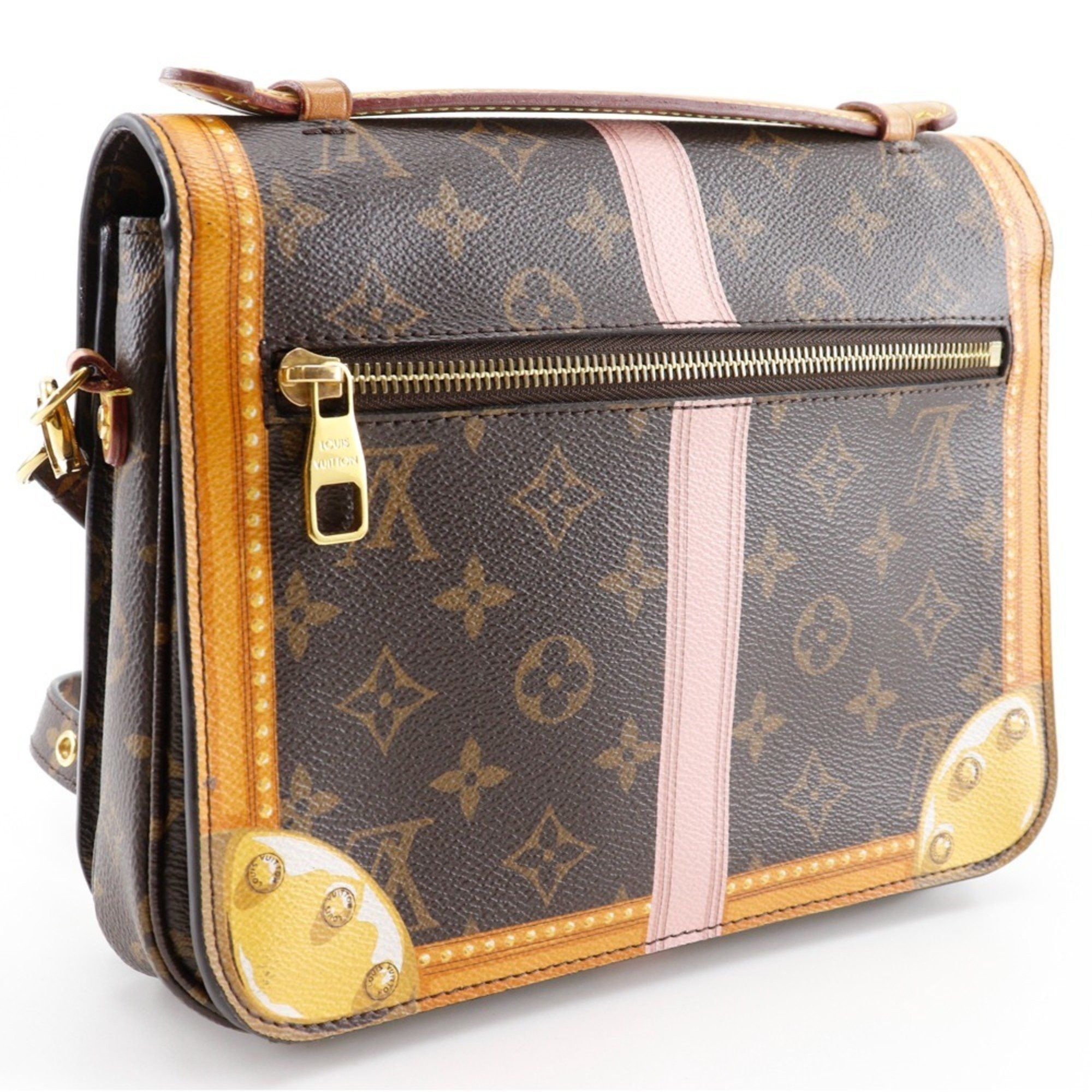 Louis Vuitton Pochette Metis Shoulder Bag Summer Trunk Monogram