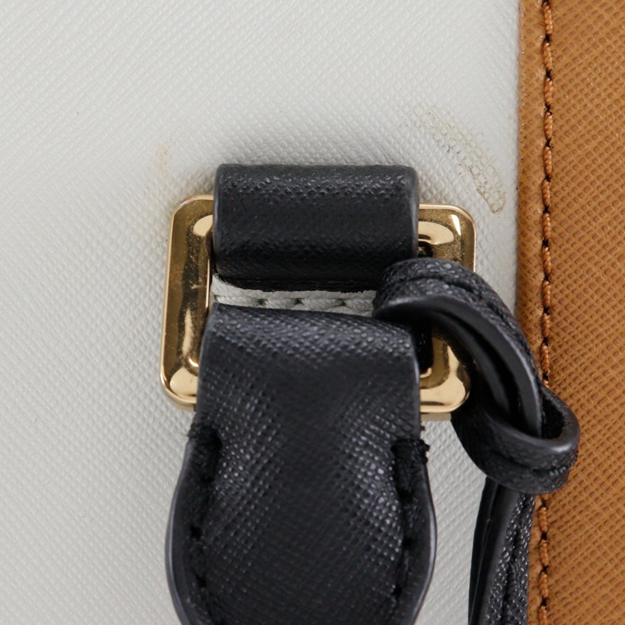 Michael Kors Michael Kors Tote Bag Handbag Leather Brown/Black/White A5 Type Women's Size ONE SIZE - 18 Thumbnail