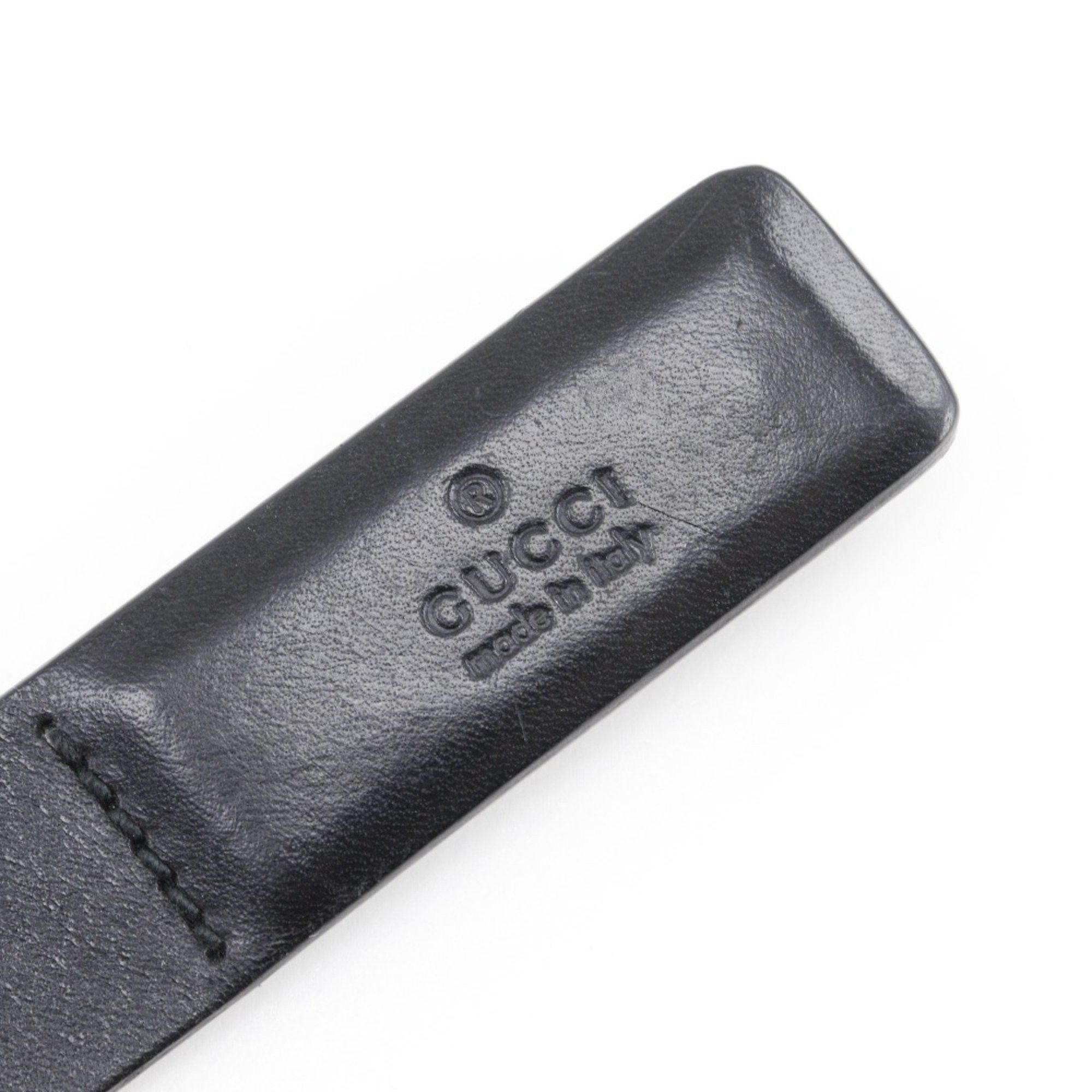 Gucci GUCCI Jackie Line Waist Bag Belt GG Canvas Black Flap Women's Size ONE SIZE - 15 Thumbnail
