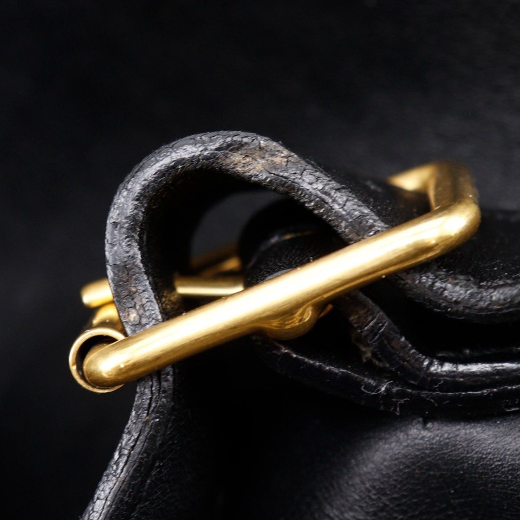 Gucci GUCCI Old Gucci Backpack/Daypack Calfskin Black 2way A5 Type Women's Size ONE SIZE - 14 Thumbnail
