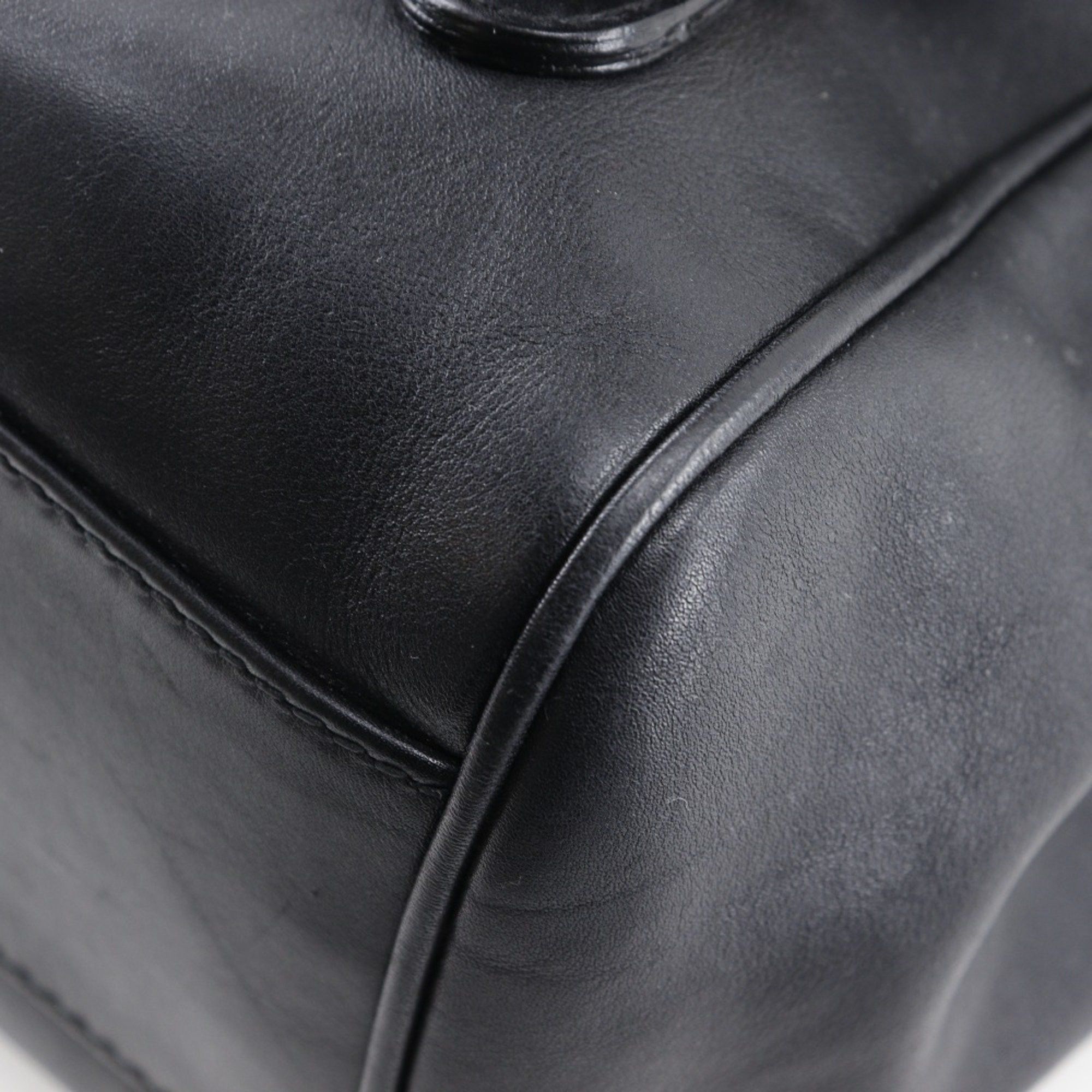 Gucci GUCCI Old Gucci Backpack/Daypack Calfskin Black 2way A5 Type Women's Size ONE SIZE - 7 Thumbnail