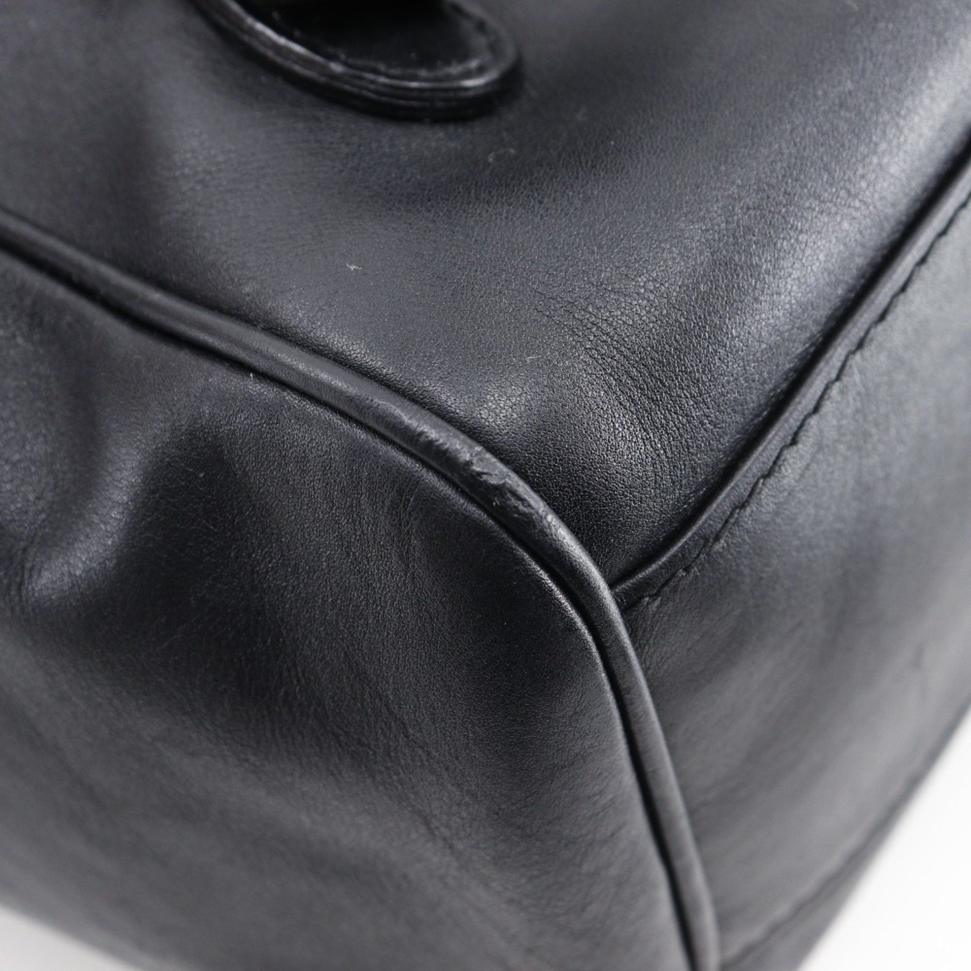 Gucci GUCCI Old Gucci Backpack/Daypack Calfskin Black 2way A5 Type Women's Size ONE SIZE - 6 Thumbnail