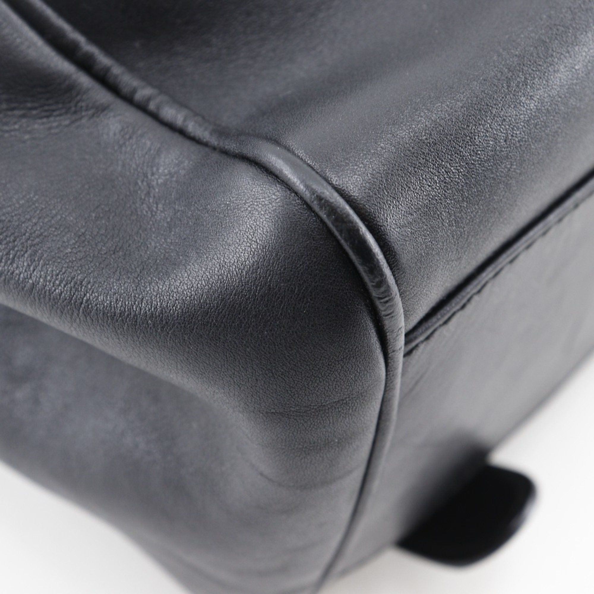 Gucci GUCCI Old Gucci Backpack/Daypack Calfskin Black 2way A5 Type Women's Size ONE SIZE - 4 Thumbnail