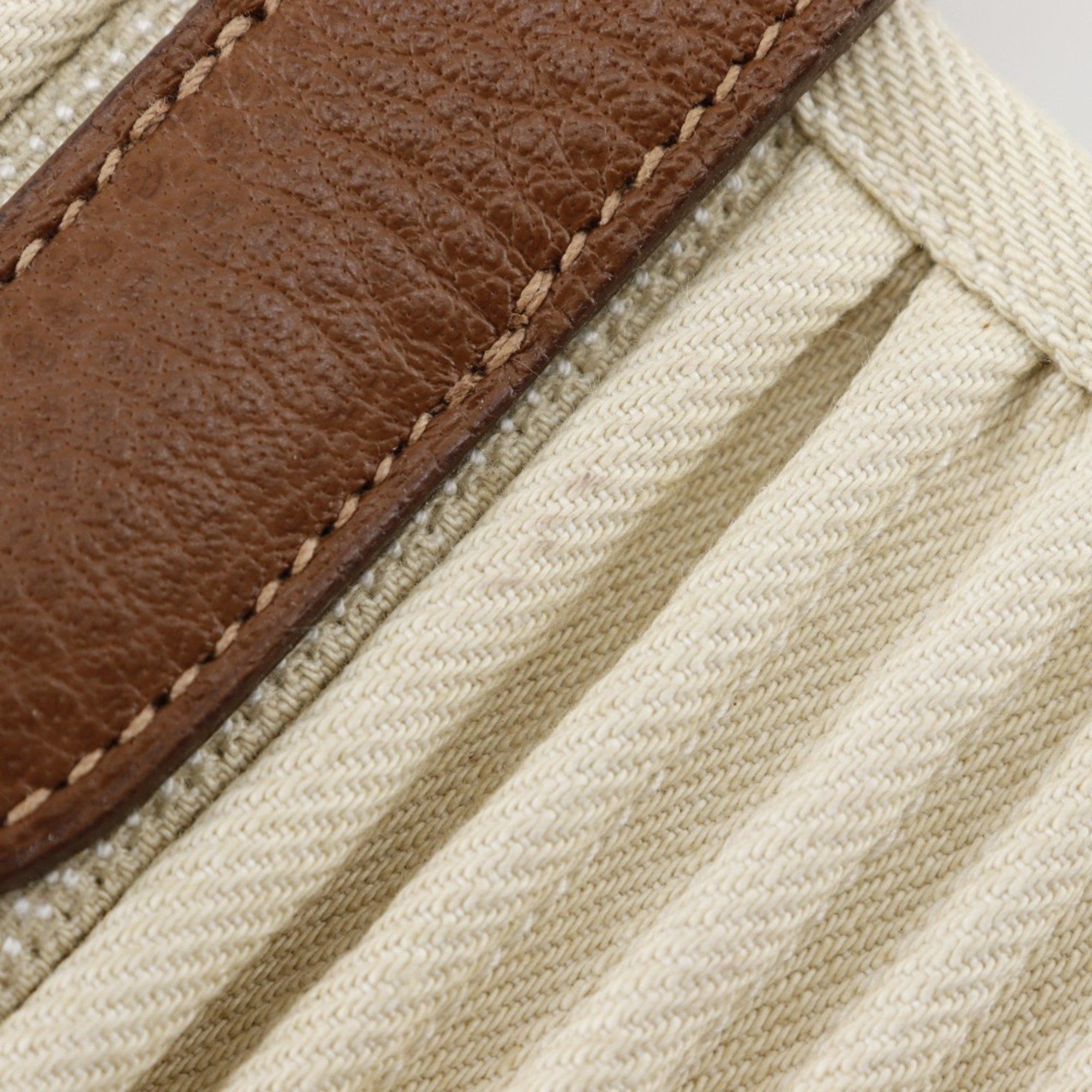 Hermes Hermes Cabas Calicut Tote Bag Sold Canvas Made in India 2008 Beige □L Kabas Unisex Size ONE SIZE - 10 Thumbnail