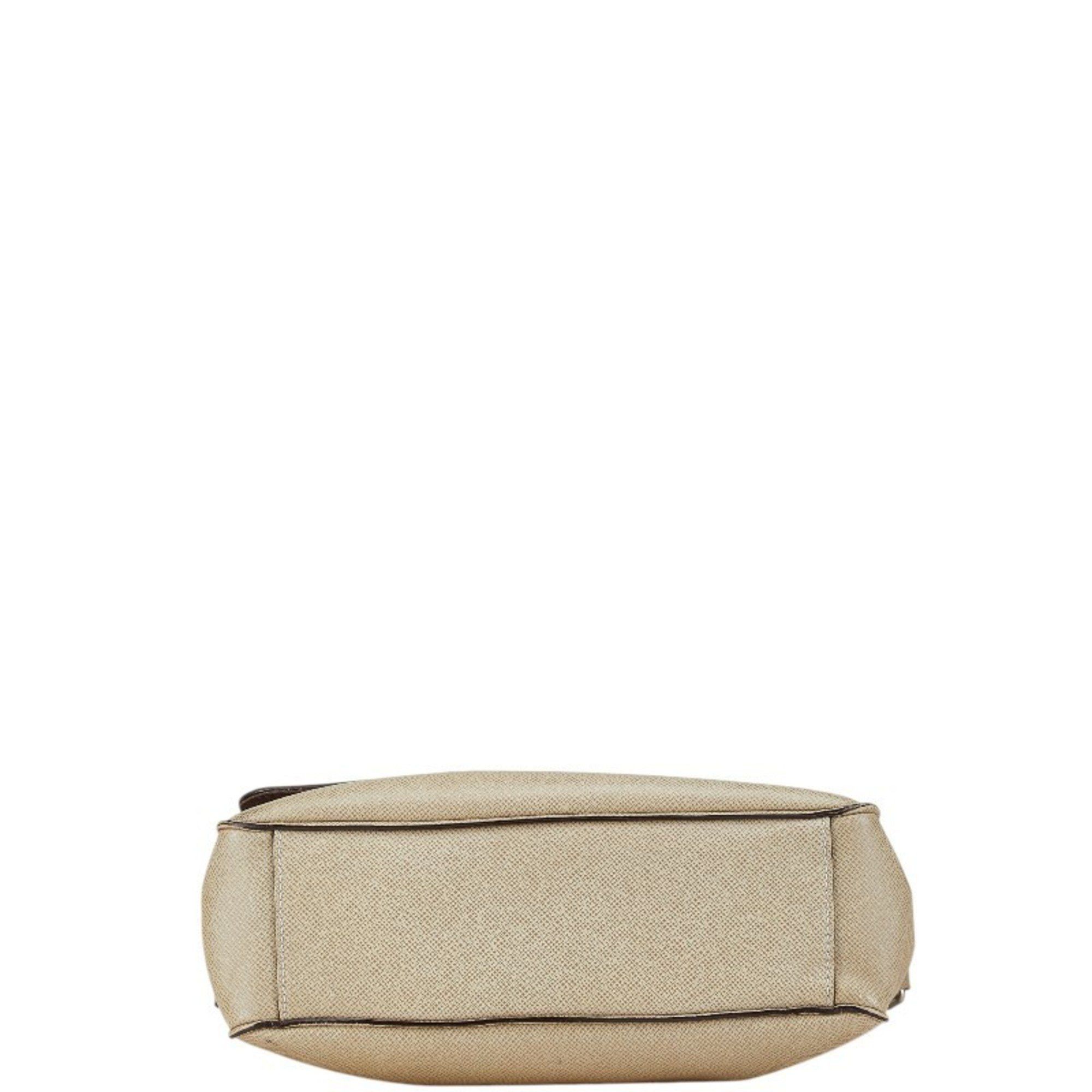 Louis Vuitton Louis Vuitton Taiga Milo Shoulder Bag M32633 Polaire Beige Leather Women's LOUIS VUITTON Size ONE SIZE - 3 Thumbnail