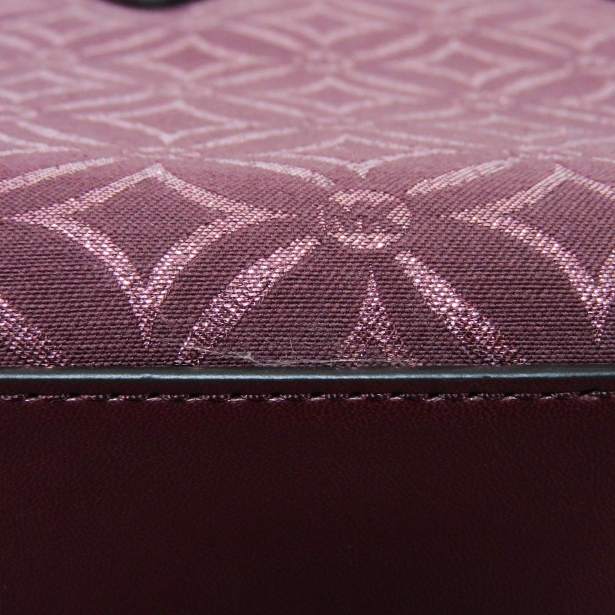 Michael Kors Michael Kors Handbag Mirella Jacquard Small MK Shoulder Bag Metal Oxblood 35F4G7ZC5J Women's Bags Size ONE SIZE - 13 Thumbnail
