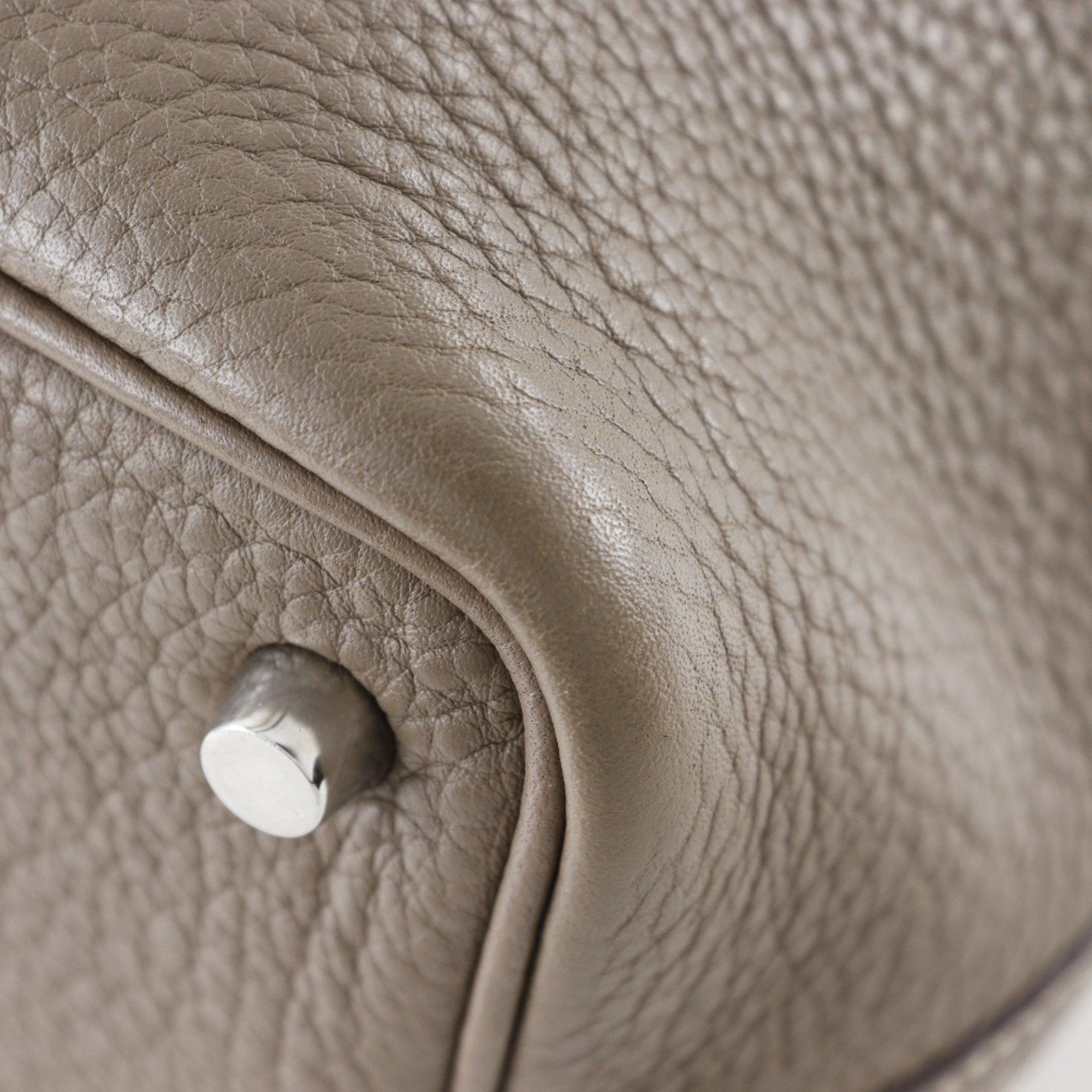 Hermes Hermes Picotin Lock 18 PM Handbag Taurillon Clemence Etoupe 2008 □L Belt Clasp Loc18K Women's Size ONE SIZE - 5 Thumbnail