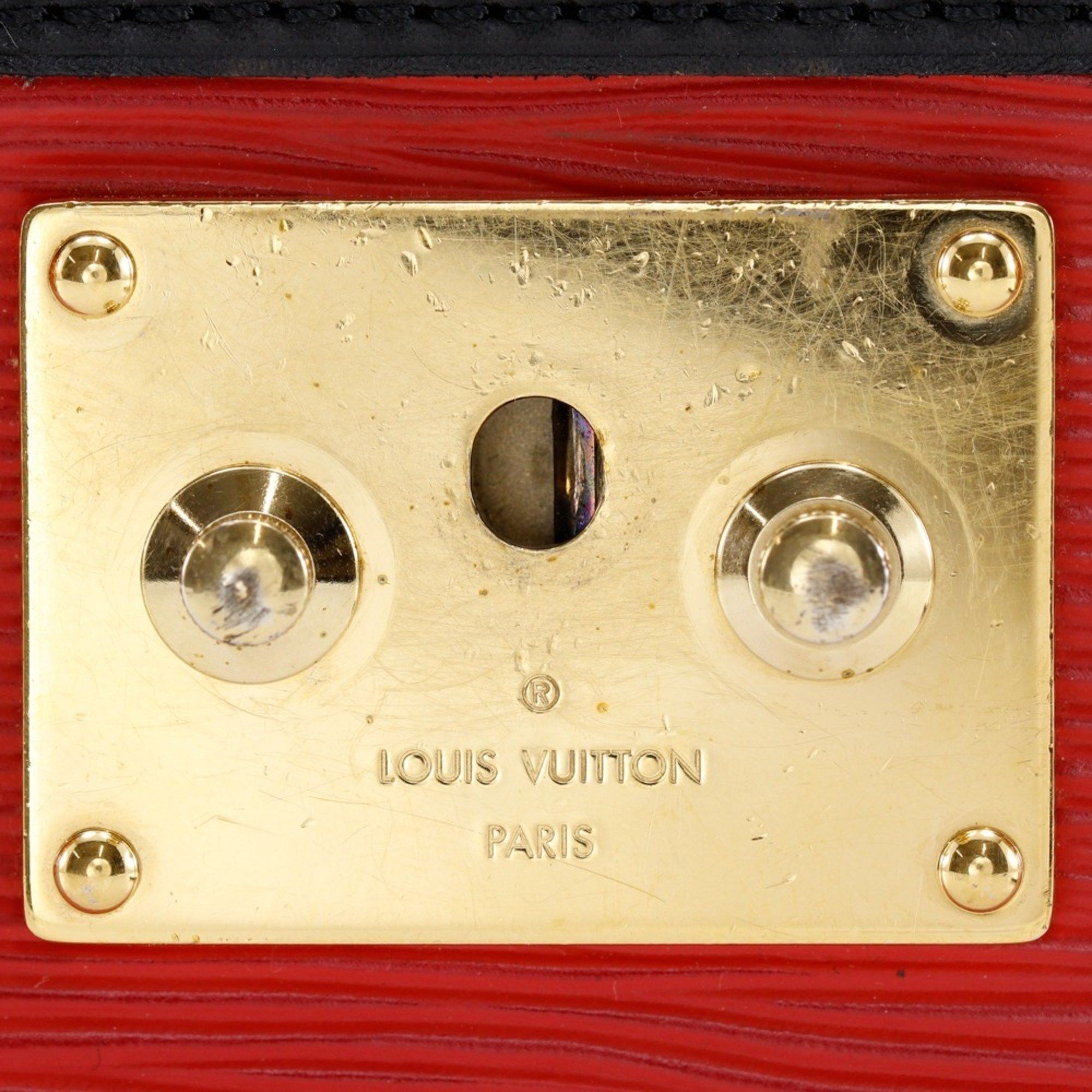 Louis Vuitton Louis Vuitton Trunk Clutch Shoulder Bag M51697 Epi Leather Rouge Red 2way Women's Size ONE SIZE - 15 Thumbnail