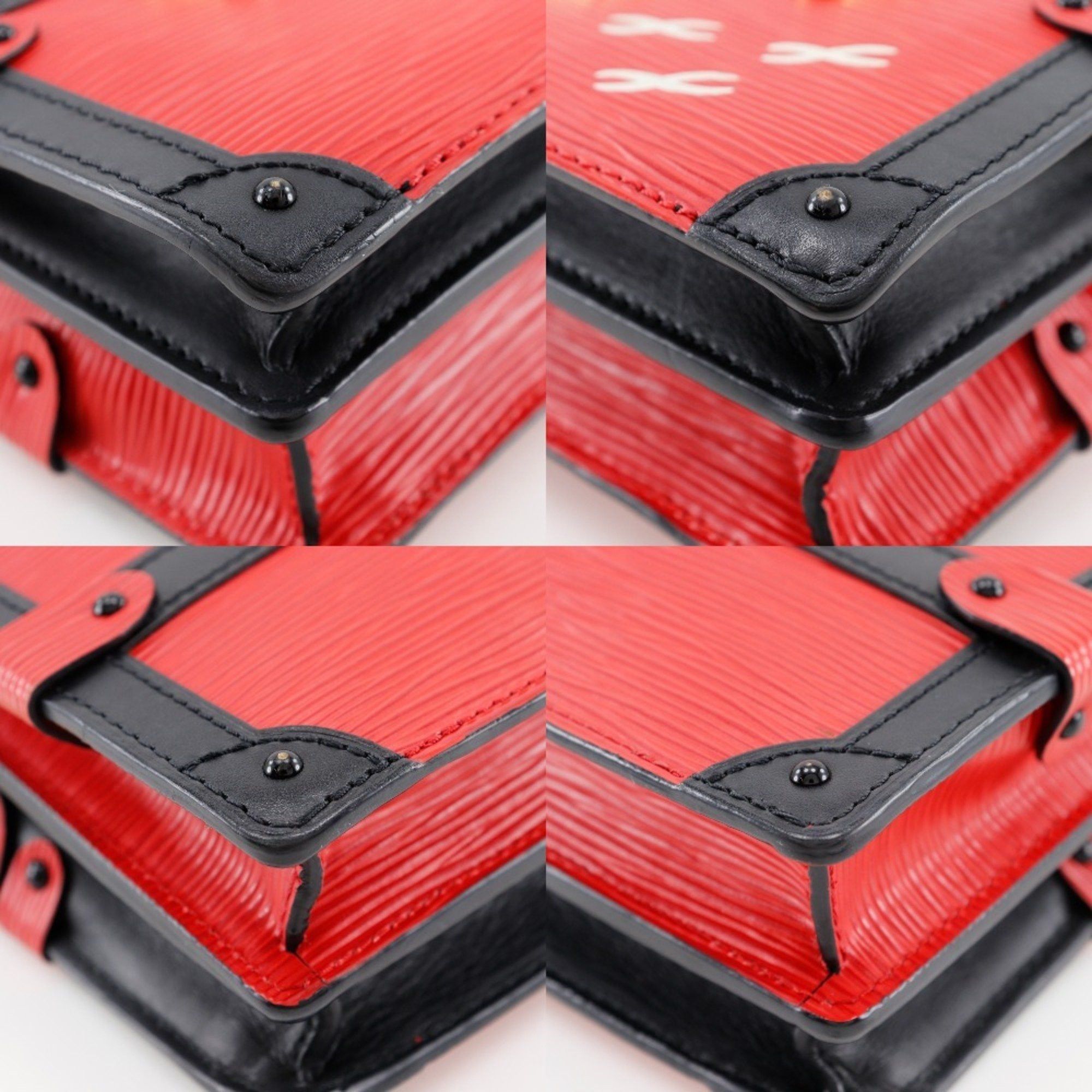 Louis Vuitton Louis Vuitton Trunk Clutch Shoulder Bag M51697 Epi Leather Rouge Red 2way Women's Size ONE SIZE - 4 Thumbnail