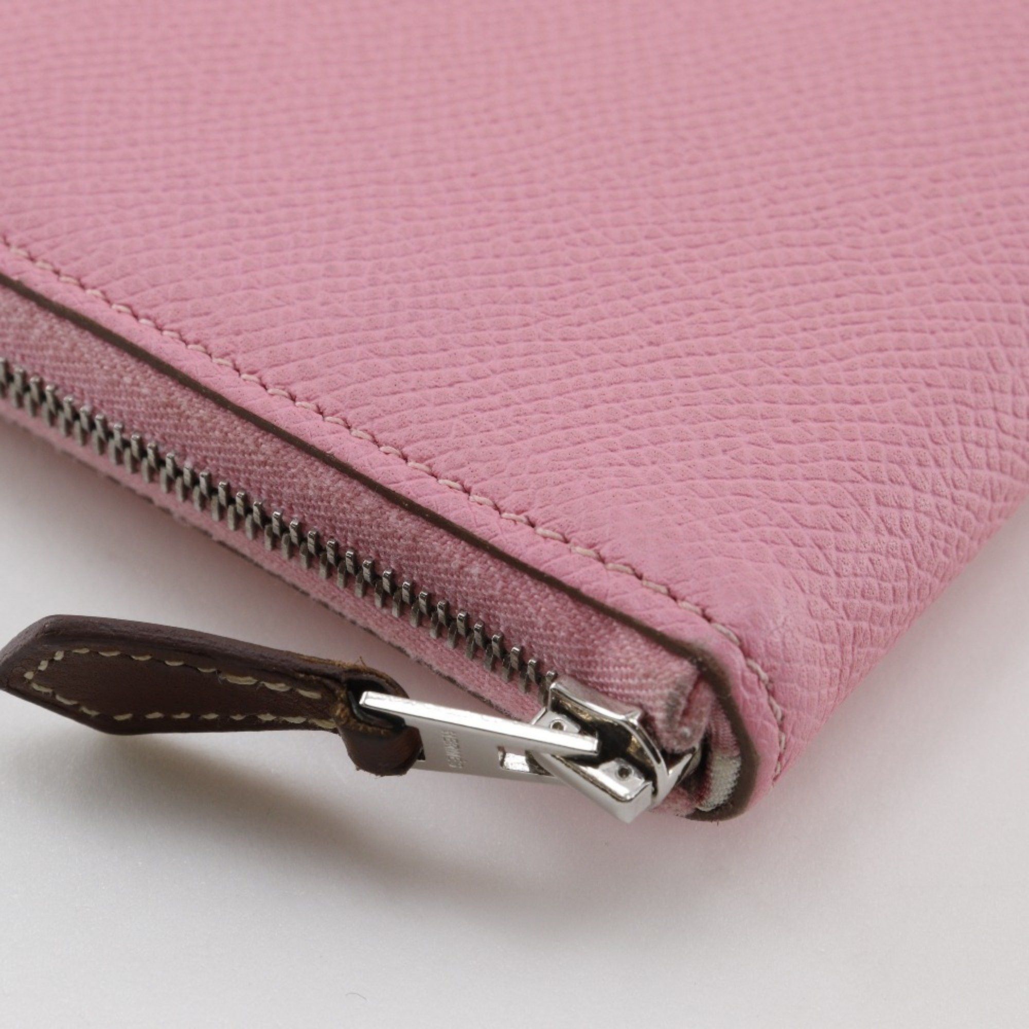 Hermes Hermes Azap Long Silk In Wallet Veau Epsom Rose Confetti 2020 Pink Y long silk in Women's Size ONE SIZE - 4 Thumbnail