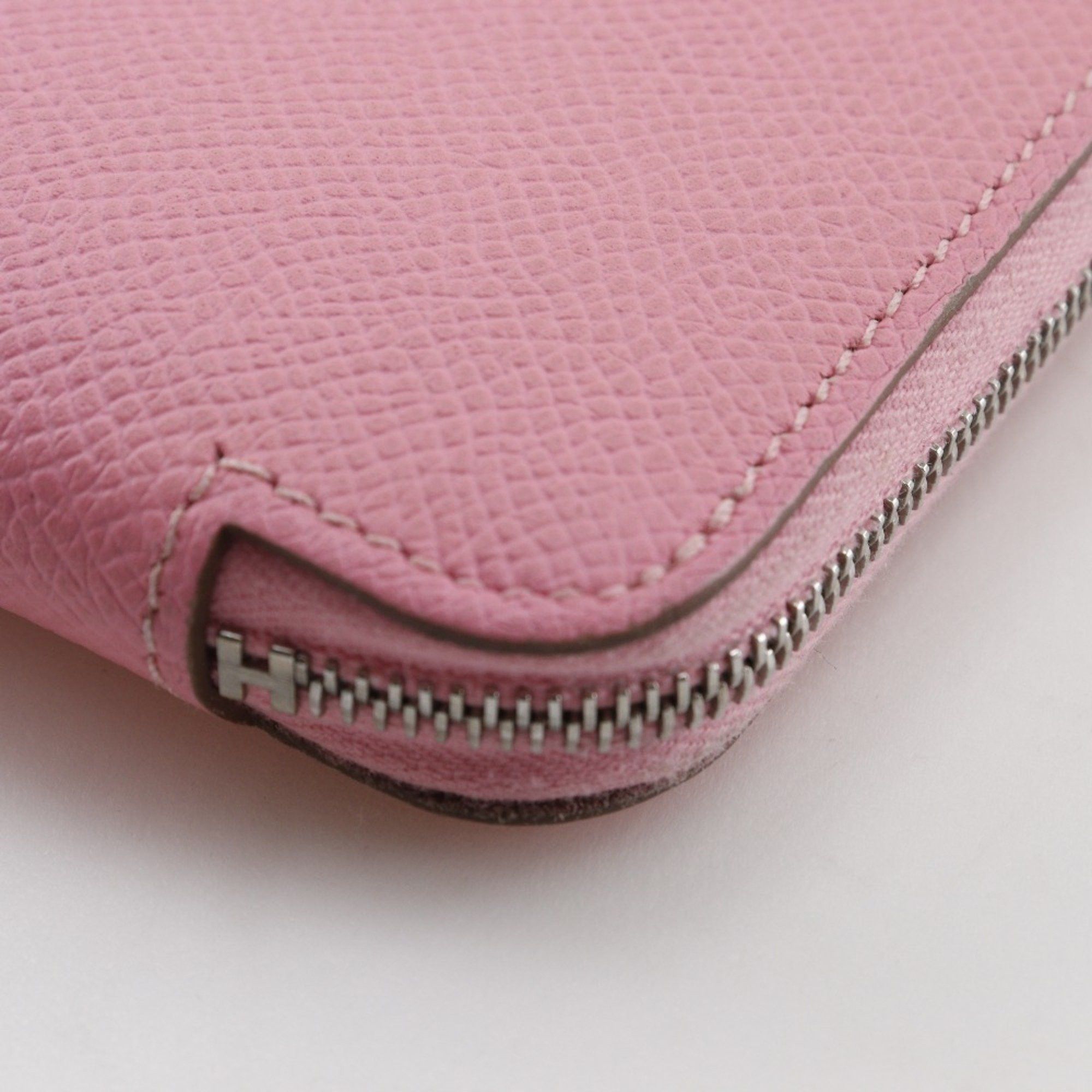 Hermes Hermes Azap Long Silk In Wallet Veau Epsom Rose Confetti 2020 Pink Y long silk in Women's Size ONE SIZE - 5 Thumbnail