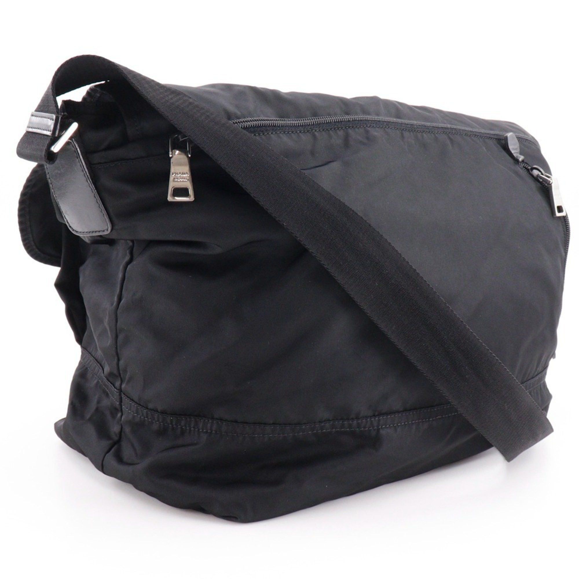 Prada PRADA Shoulder Bag Nylon NERO Black Belt Clasp Unisex H122625457 Size ONE SIZE - 3 Thumbnail