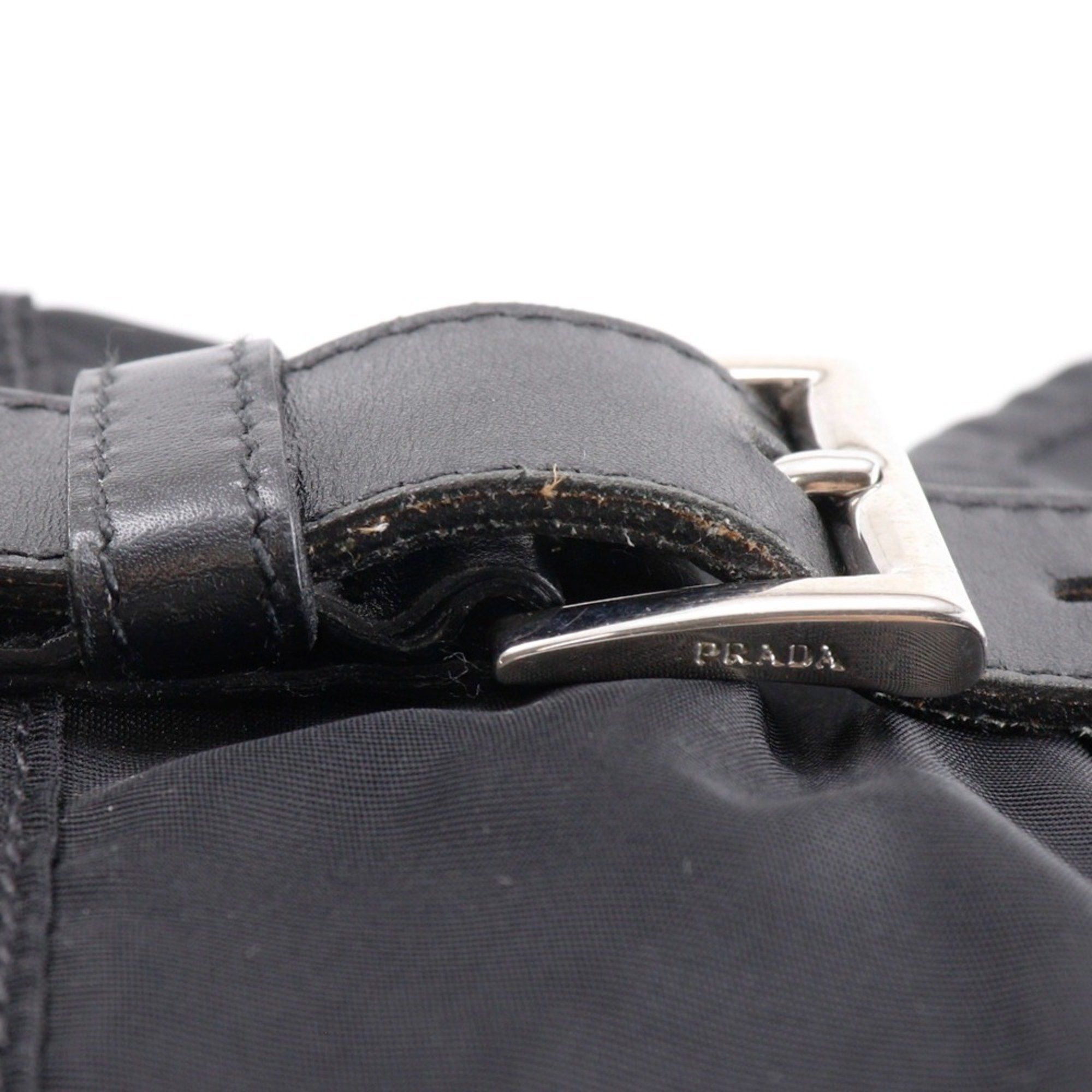 Prada PRADA Shoulder Bag Nylon NERO Black Belt Clasp Unisex H122625457 Size ONE SIZE - 7 Thumbnail