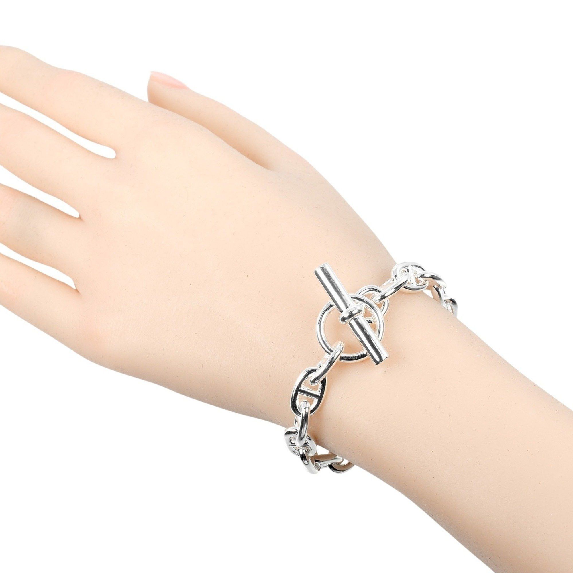 Hermes Hermes Chaine d'Ancre PM Bracelet, wrist size 14cm, 925 silver, 35.9g, G132925003 Size ONE SIZE - 2 Thumbnail
