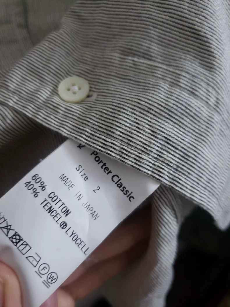 Porter Classic Porter Classic Striped Wide Pocket Shirt Size US XL / EU 56 / 4 - 5 Thumbnail