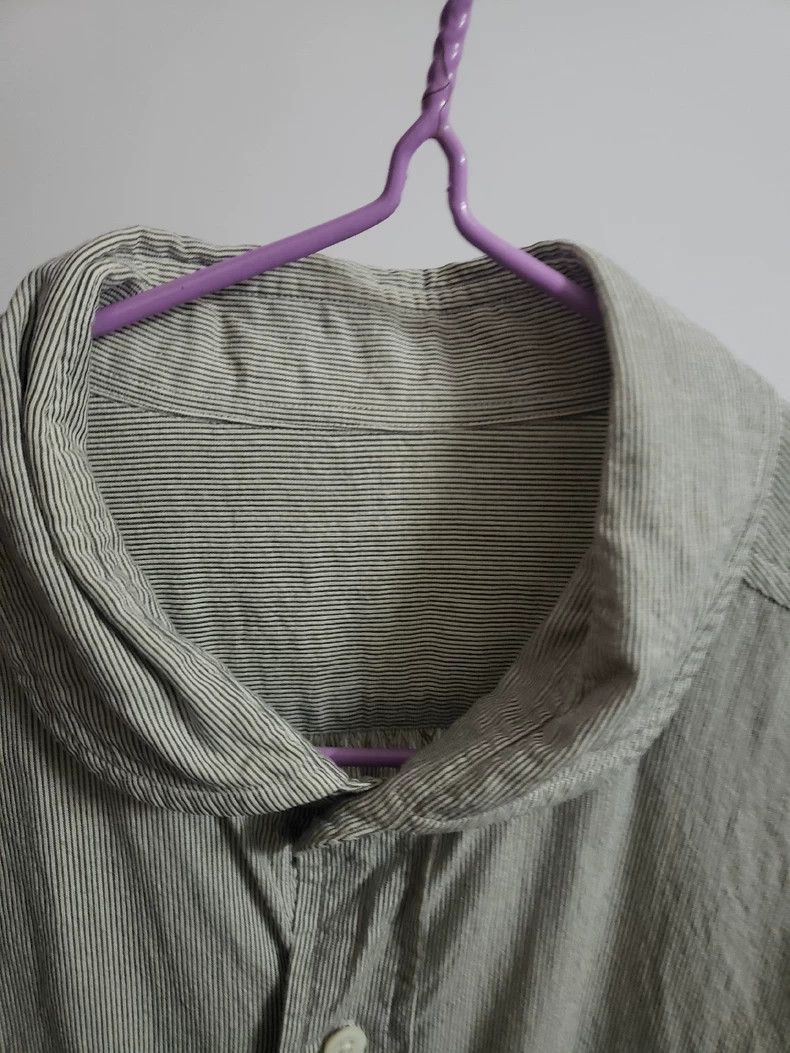 Porter Classic Porter Classic Striped Wide Pocket Shirt Size US XL / EU 56 / 4 - 4 Thumbnail