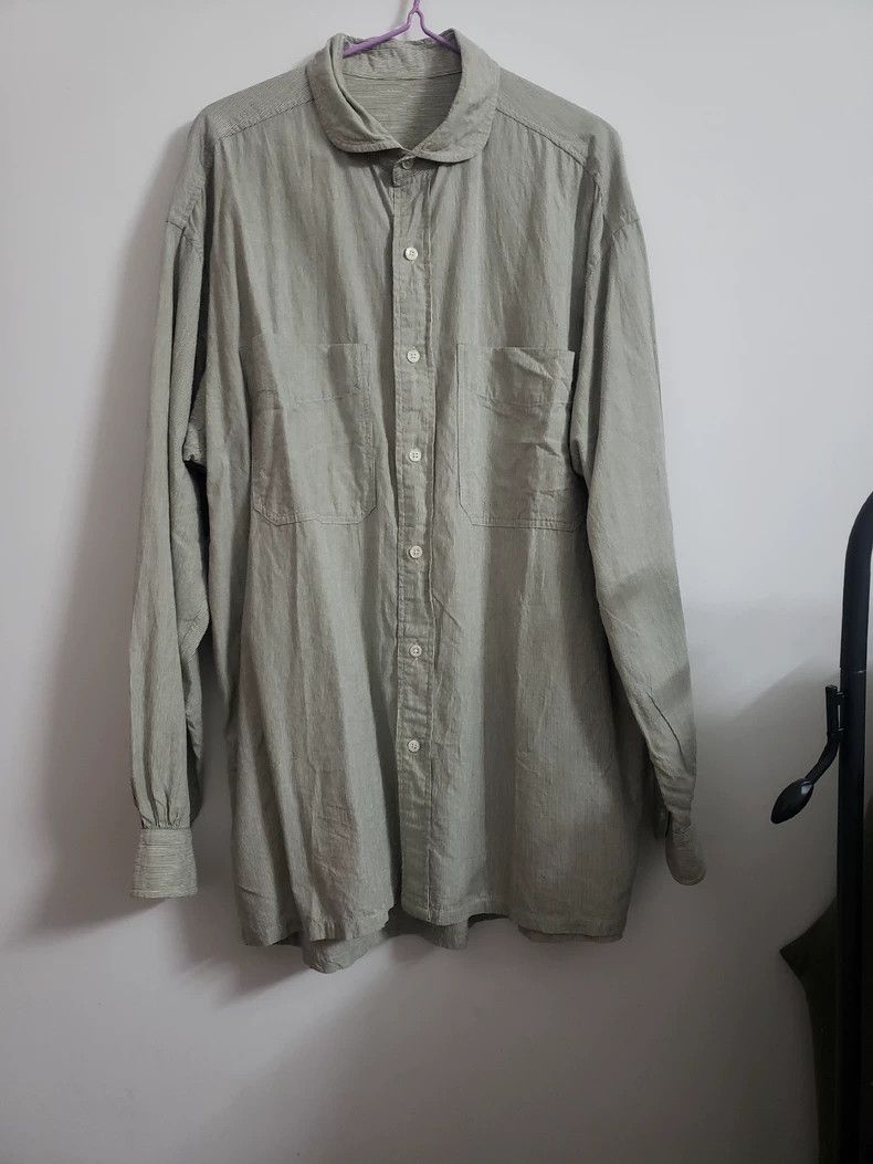 Porter Classic Striped Wide Pocket Shirt