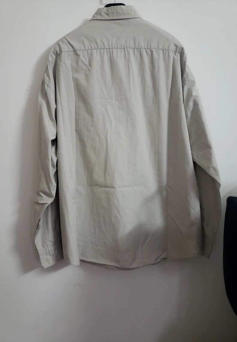 Porter Classic Gray Button-Up Shirt with Roll-Up Sleeves Size US L / EU 52-54 / 3 - 2 Thumbnail