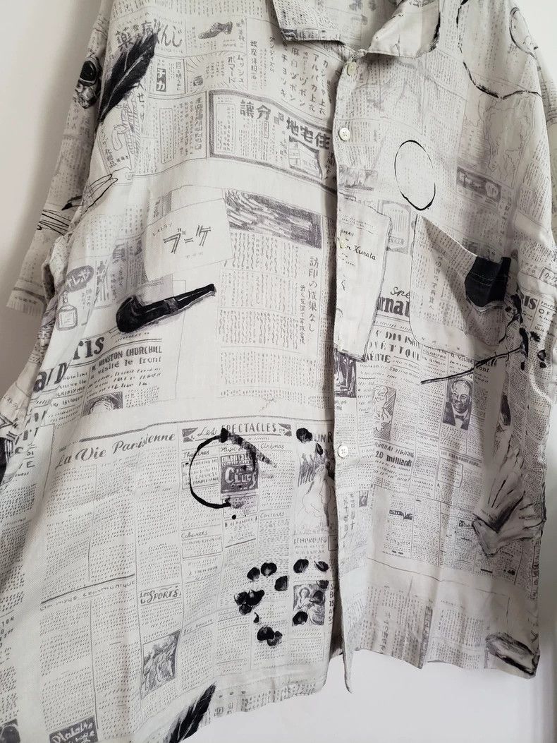 Porter Classic Porter Classic Short Sleeve Shirt with Print Size US M / EU 48-50 / 2 - 5 Thumbnail