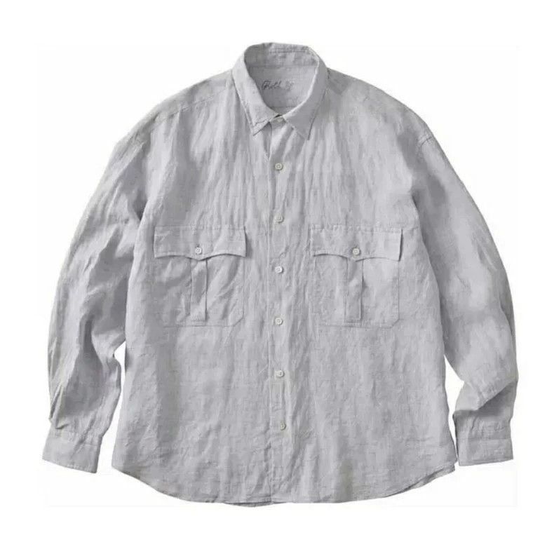 Porter Classic Porter Classic Roll Up Italian Linen Shirt Size US L / EU 52-54 / 3 - 5 Thumbnail