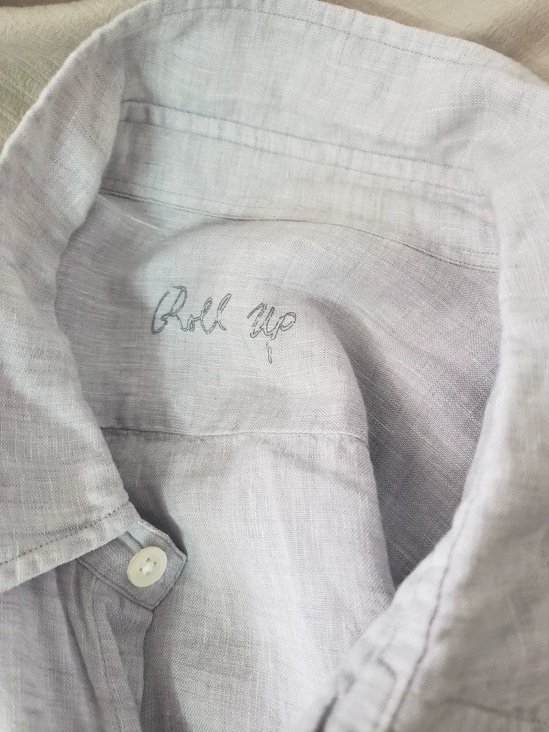 Porter Classic Porter Classic Roll Up Italian Linen Shirt Size US L / EU 52-54 / 3 - 3 Thumbnail