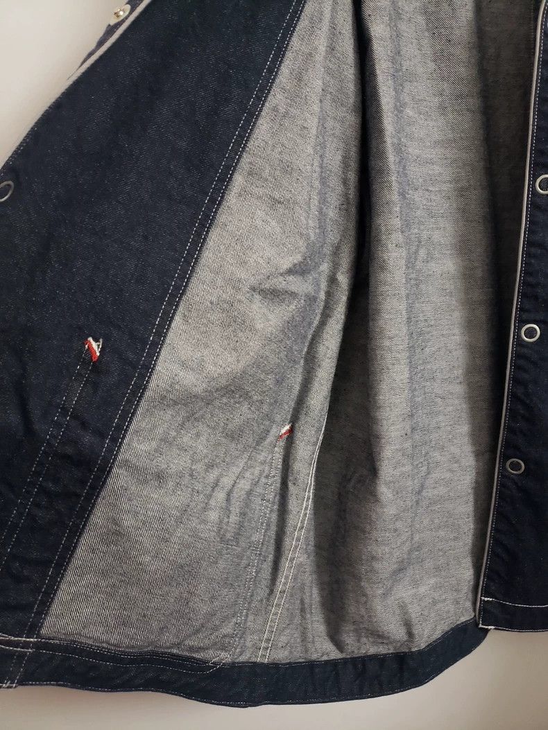 Porter Classic Blue Denim Jacket with Pockets Size US M / EU 48-50 / 2 - 3 Thumbnail