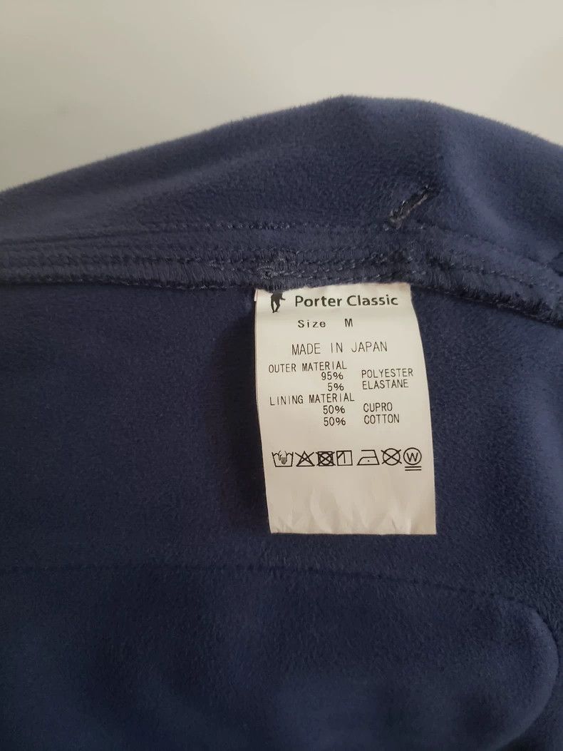 Porter Classic Rare Blue-Dyed Suede Casual Pants Size US 28 / EU 44 - 3 Thumbnail