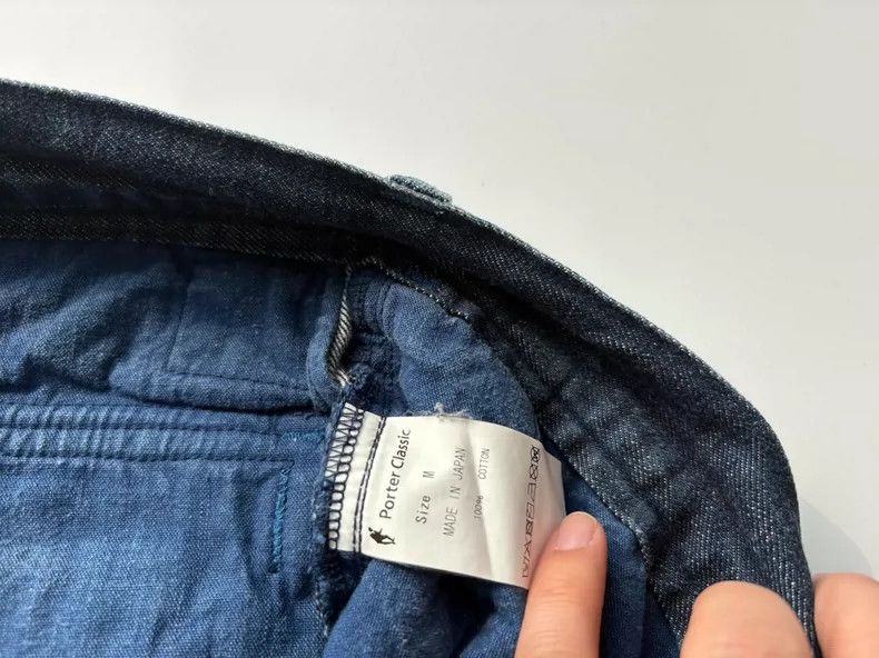Porter Classic Classic Formal Denim Pants in Blue Dye Size US 34 / EU 50 - 3 Thumbnail