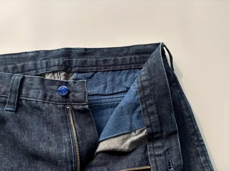 Porter Classic Classic Formal Denim Pants in Blue Dye Size US 34 / EU 50 - 2 Thumbnail