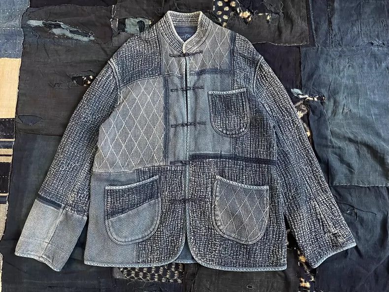 Porter Classic Porter Classic Sashiko Jacket in Blue Dye Size US M / EU 48-50 / 2 - 2 Thumbnail