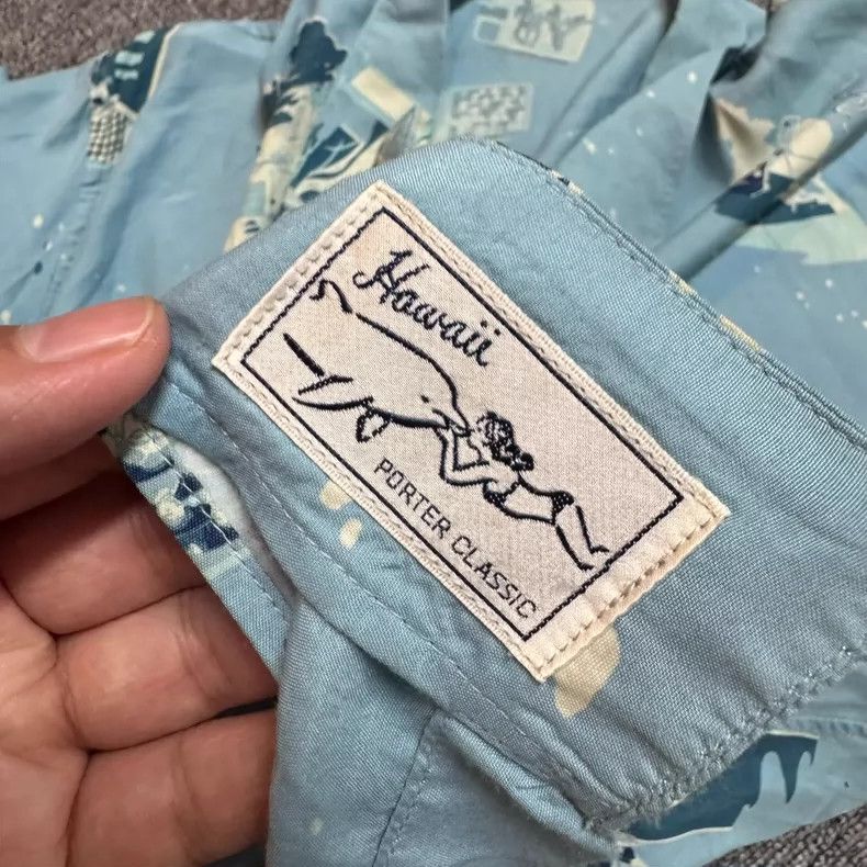 Porter Classic Porter Classic Hawaiian Surf Short Sleeve Shirt Size US L / EU 52-54 / 3 - 4 Thumbnail