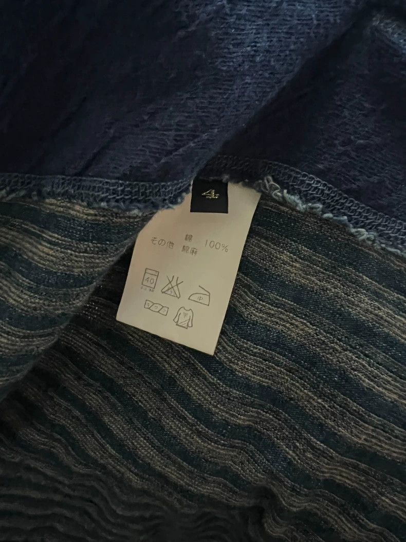 Kapital Unique Blue Dyed Patchwork Double Breasted Jacket Size US L / EU 52-54 / 3 - 7 Thumbnail