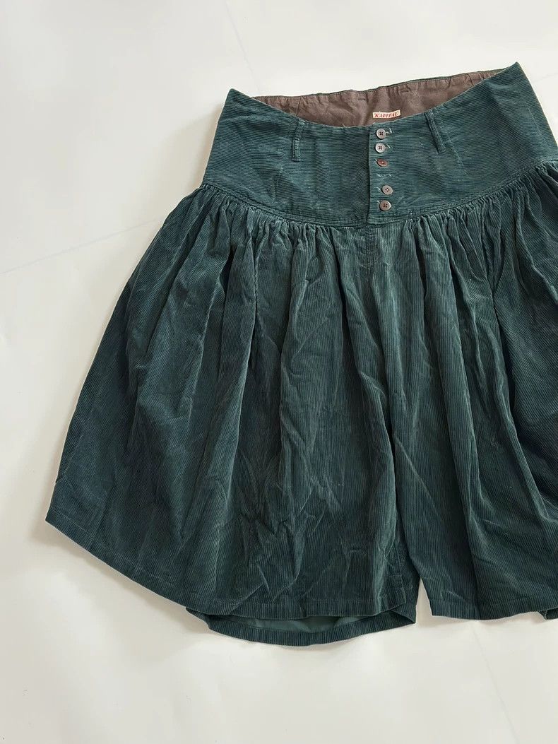 Kapital Kapital Forest Green Corduroy Skirt Pants Size US 30 / EU 46 - 2 Thumbnail