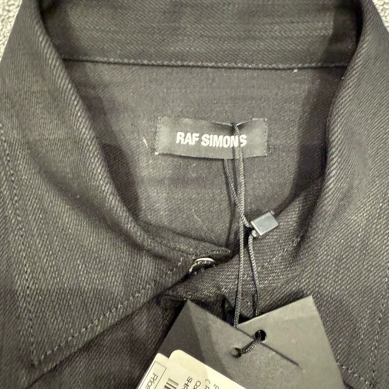 Raf Simons RAF SIMONS Black Denim Shirt Jacket Size S Size US S / EU 44-46 / 1 - 7 Thumbnail