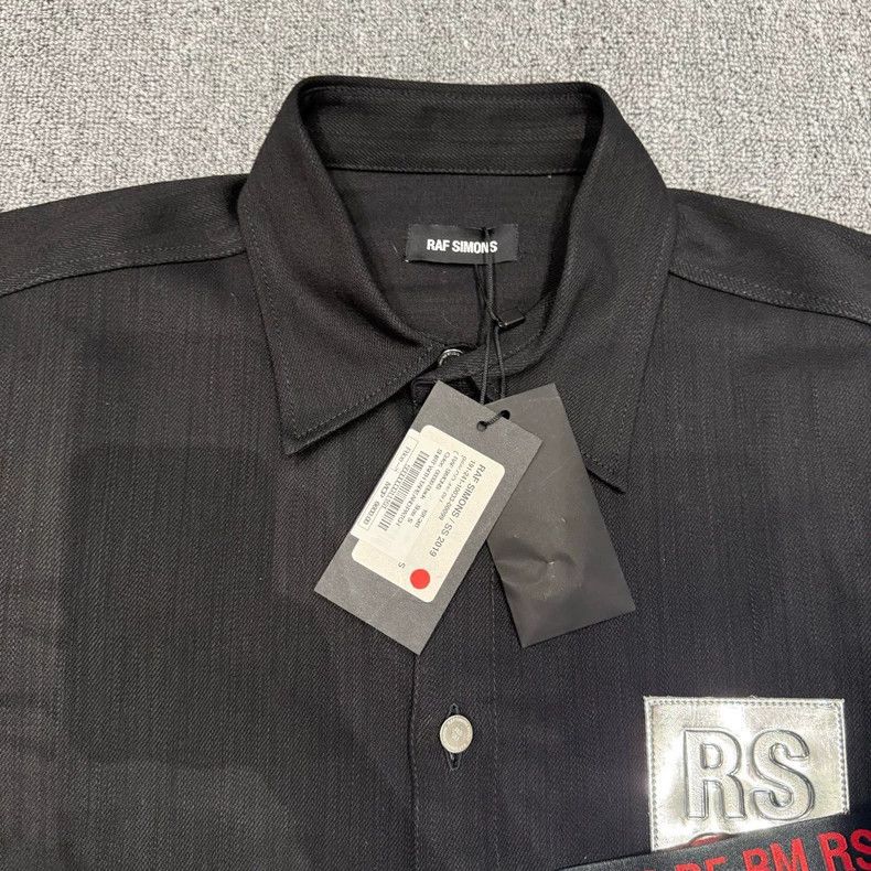 Raf Simons RAF SIMONS Black Denim Shirt Jacket Size S Size US S / EU 44-46 / 1 - 4 Thumbnail