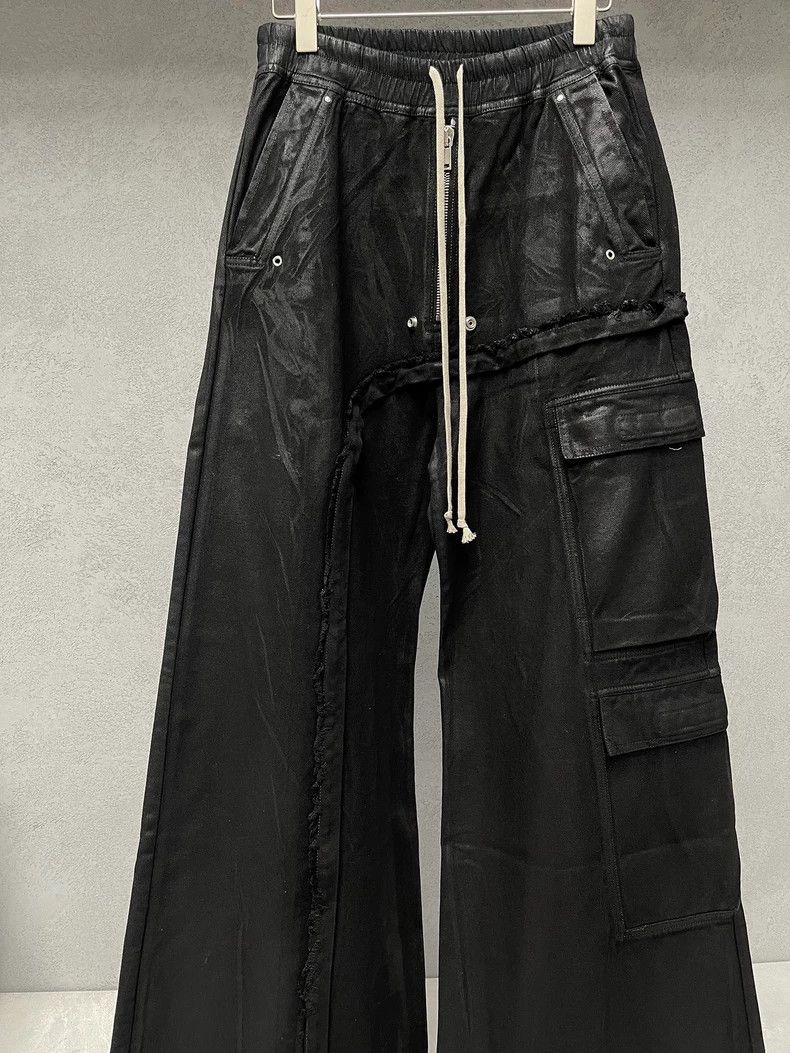Rick Owens RICK OWENS DRKSHDW Black Cargo Wide-Leg Pants Size US 28 / EU 44 - 4 Thumbnail