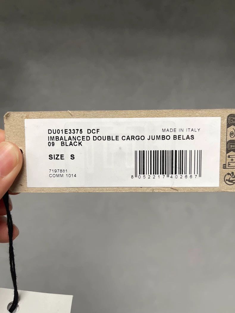 Rick Owens RICK OWENS DRKSHDW Black Cargo Wide-Leg Pants Size US 28 / EU 44 - 7 Thumbnail