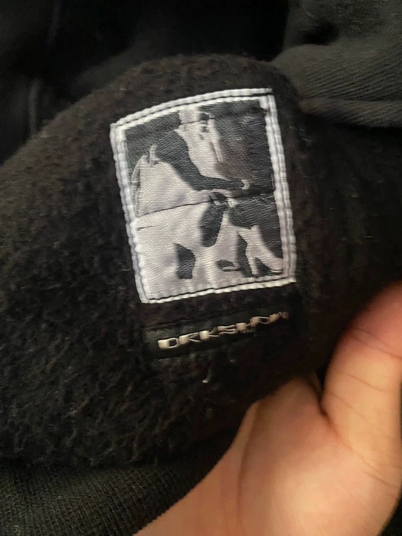 Rick Owens Rick Owens Black Hoodie with Long Ties Size US S / EU 44-46 / 1 - 3 Thumbnail
