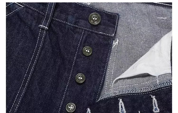 Freewheelers FREEWHEELERS 14OZ Indigo Denim Work Pants Size US 30 / EU 46 - 3 Thumbnail