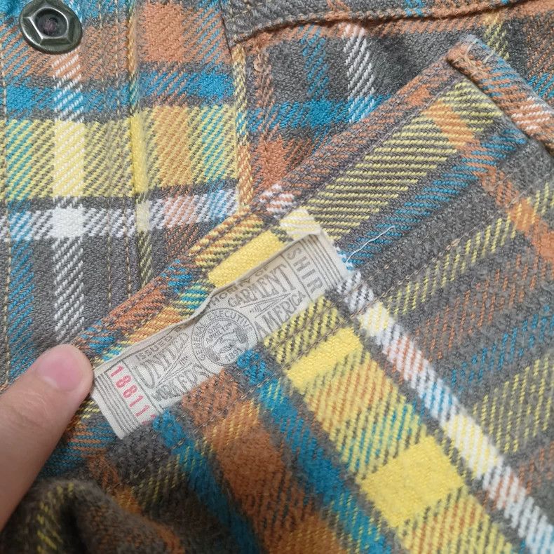 Freewheelers Thick Wool Shirt with Skull and Crossbones Size US L / EU 52-54 / 3 - 6 Thumbnail