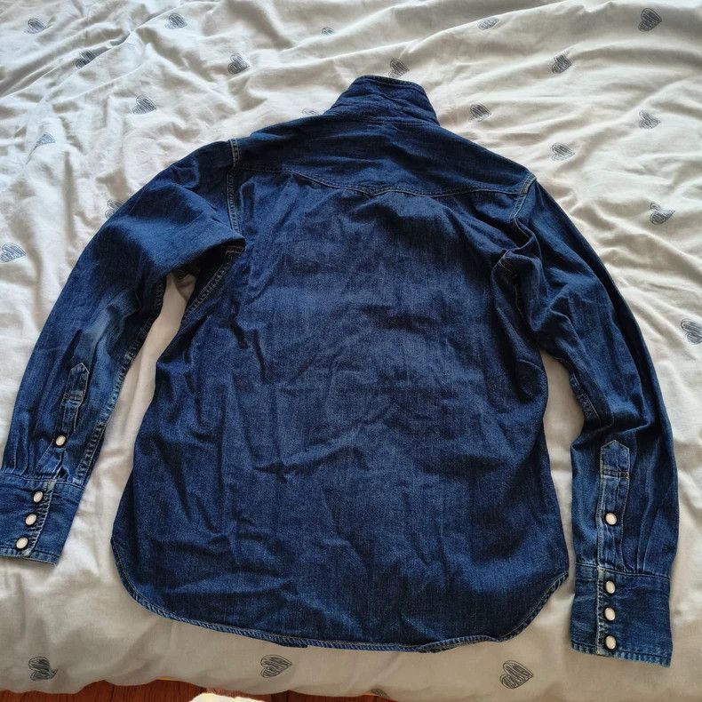Freewheelers Vintage Denim Shirt with Unique Details Size US L / EU 52-54 / 3 - 2 Thumbnail