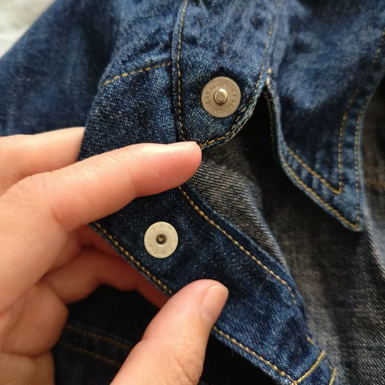 Freewheelers Vintage Denim Shirt with Unique Details Size US L / EU 52-54 / 3 - 5 Thumbnail