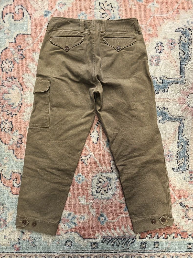 Freewheelers Classic Aviator Work Pants in Khaki Color Size US 32 / EU 48 - 2 Thumbnail